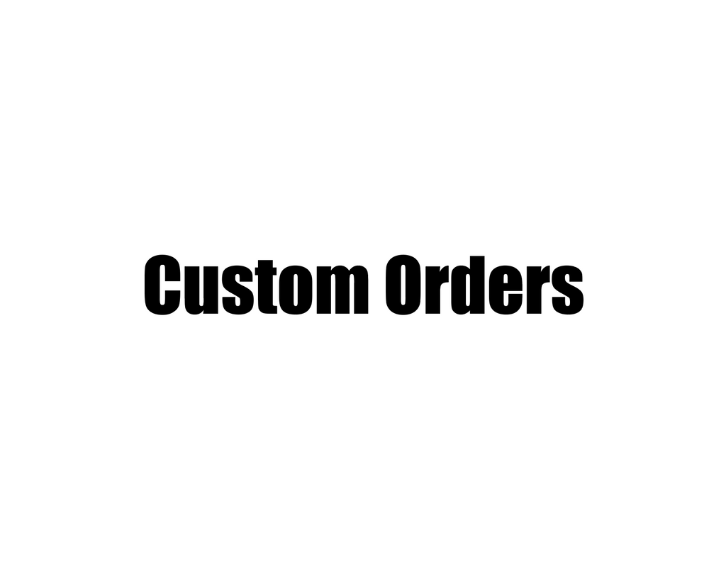 Custom Order Pre-Payment